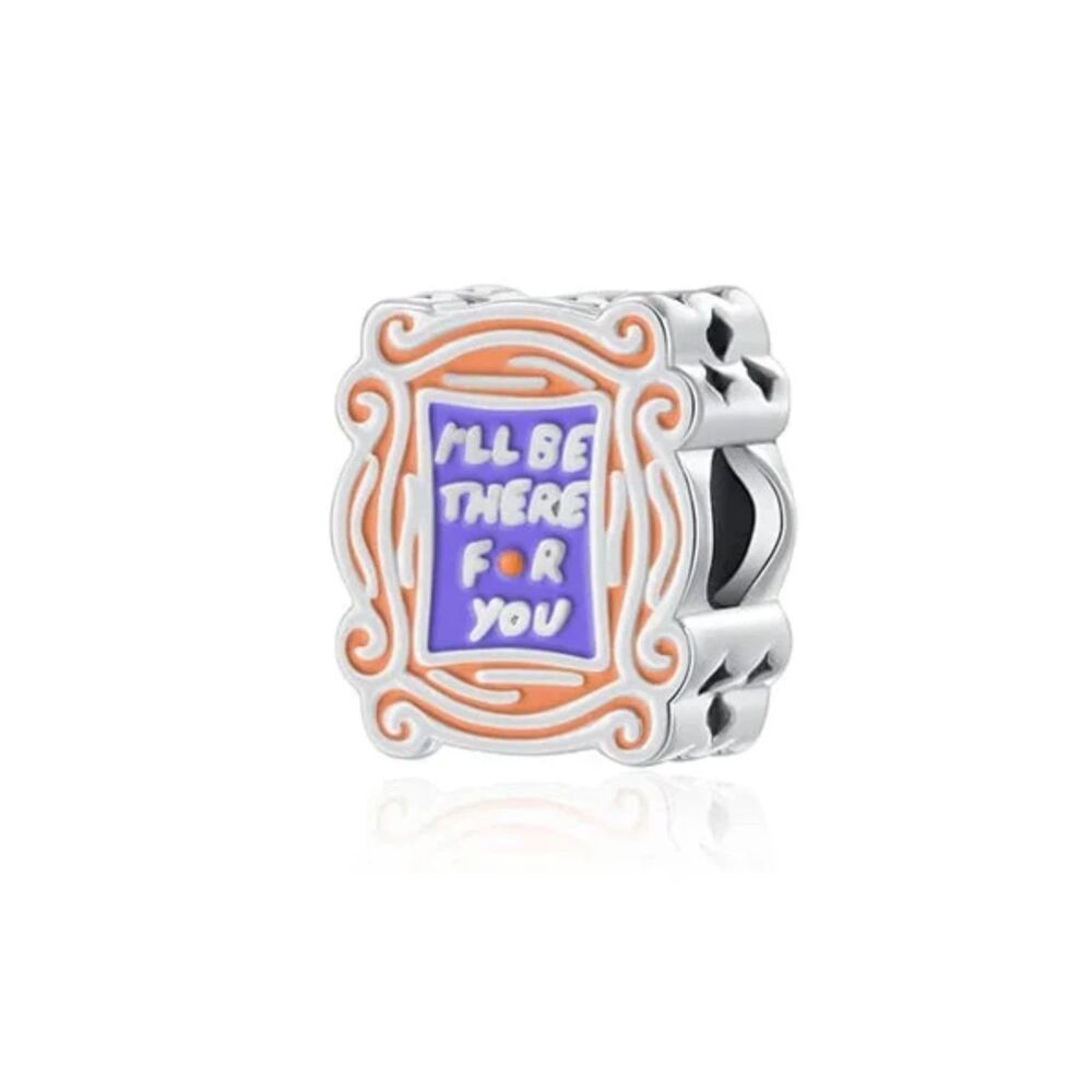 NWOT Friends TV Series be There for You Charm Peephole Frame Charm